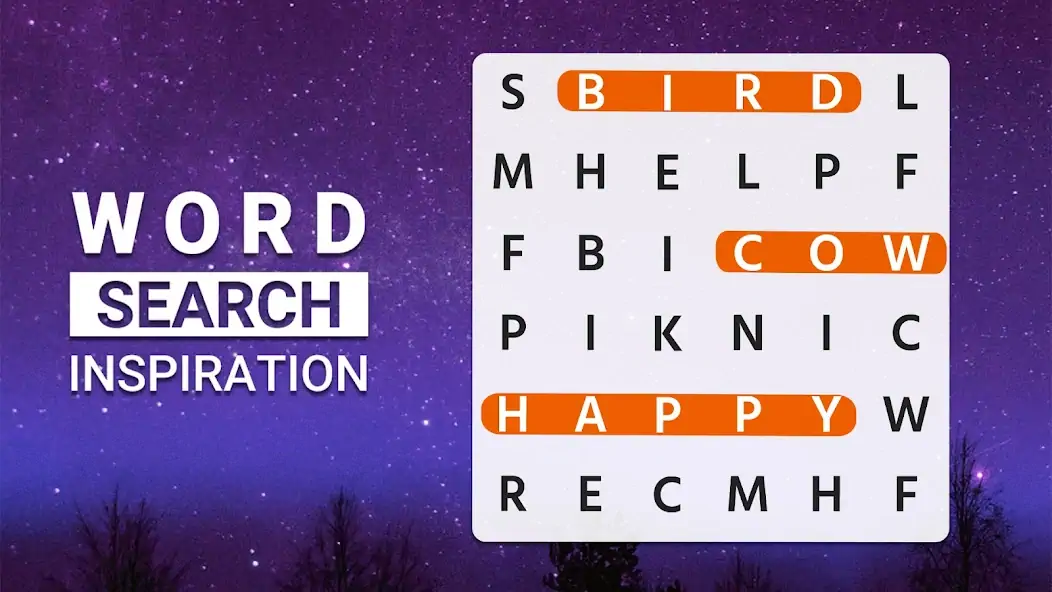 Download Word Search Inspiration [MOD, Unlimited money] + Hack [MOD, Menu] for Android