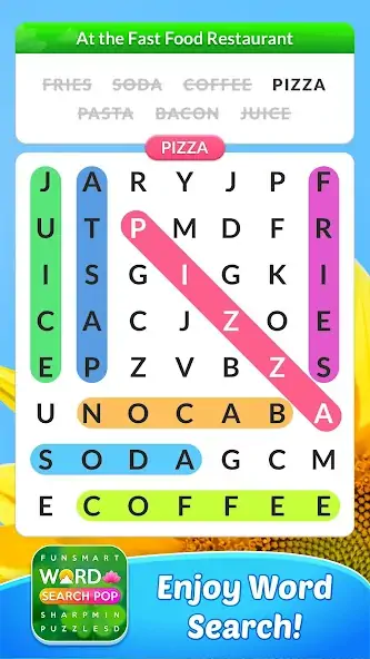 Download Word Search Pop: Find Words [MOD, Unlimited money/gems] + Hack [MOD, Menu] for Android