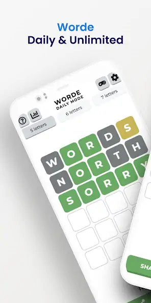 Download Worde - Daily & Unlimited [MOD, Unlimited money/coins] + Hack [MOD, Menu] for Android
