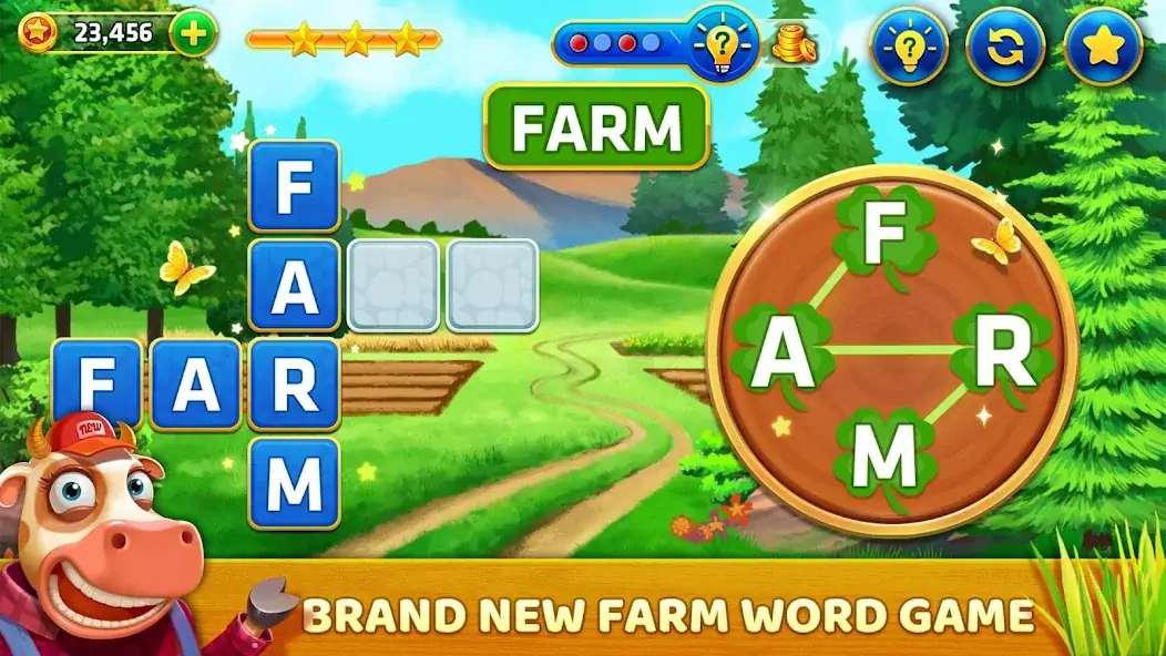Download Word Farm - Cross Word games [MOD, Unlimited money/coins] + Hack [MOD, Menu] for Android