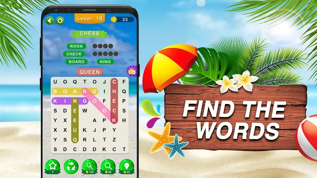 Download Word search : word games [MOD, Unlimited money] + Hack [MOD, Menu] for Android
