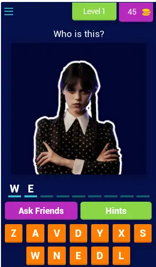 Download Wednesday Addams Family Quiz [MOD, Unlimited money/gems] + Hack [MOD, Menu] for Android
