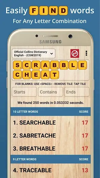 Download Scrabble & WWF Word Checker [MOD, Unlimited money/coins] + Hack [MOD, Menu] for Android